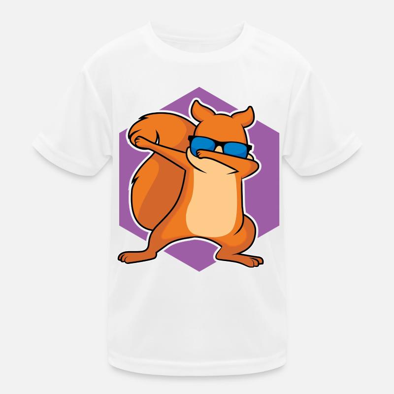 Dabbing Squirrel - Design Kids Functional T-Shirt