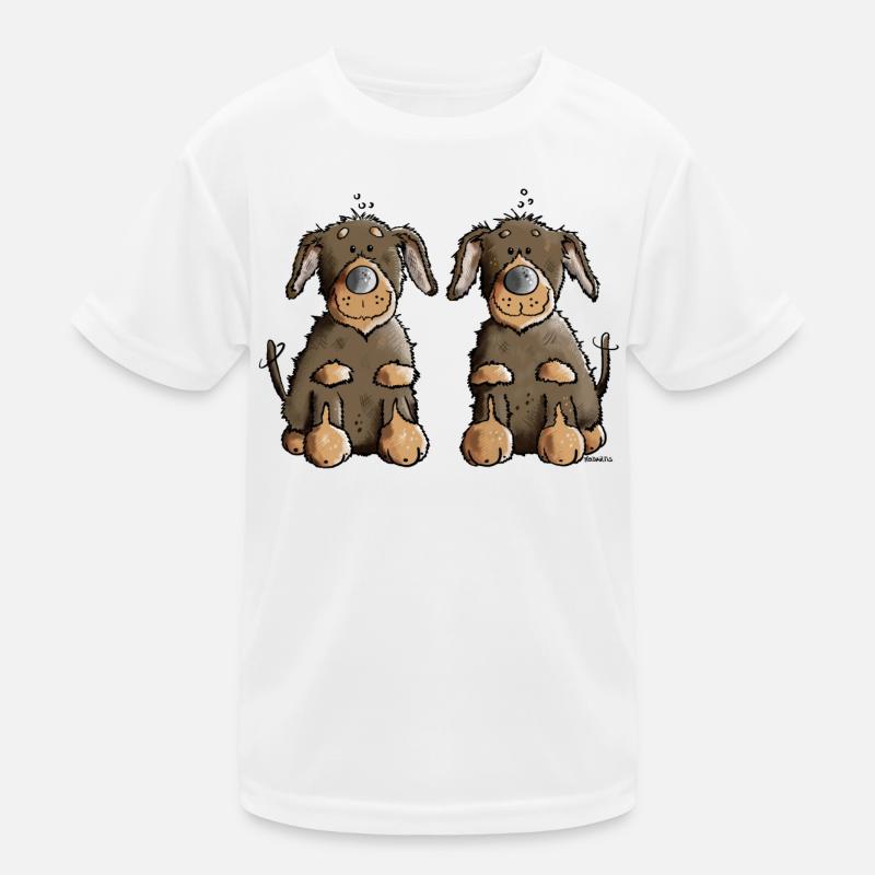 Deux Teckel T-shirt sport Enfant