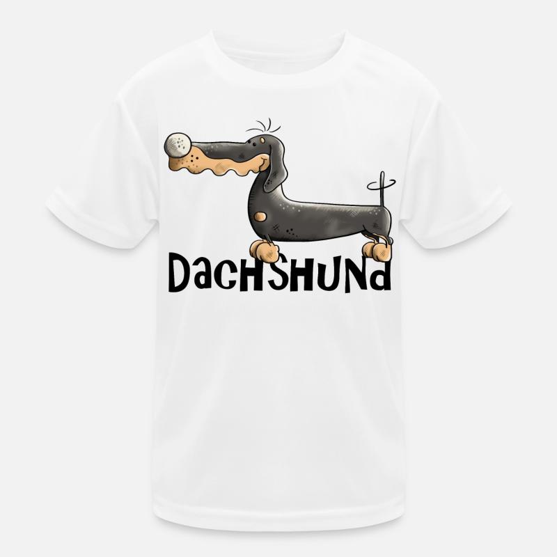 Desideria der Dackel Kinder Funktions-T-Shirt