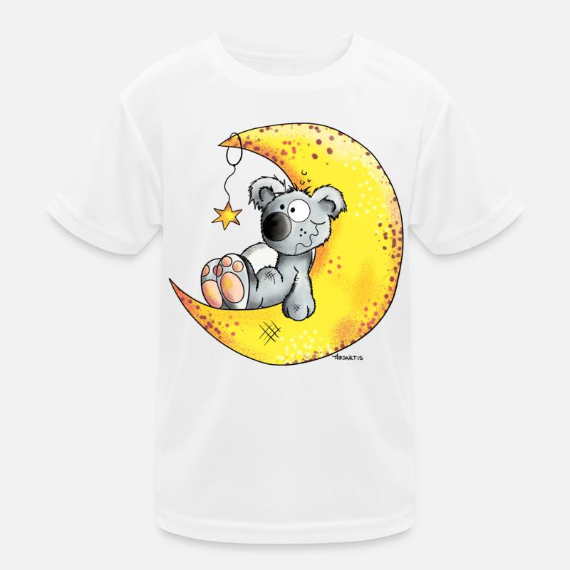 Koala im Mond Kinder Funktions-T-Shirt