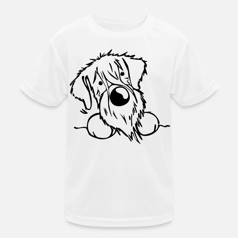 Happy Schnauzer Kids Functional T-Shirt