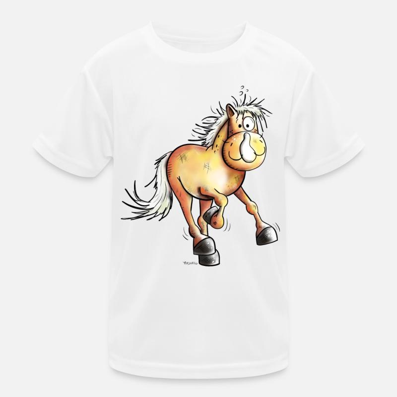 Running Haflinger Kids Functional T-Shirt