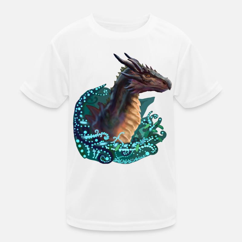 Drachen Kinder Funktions-T-Shirt