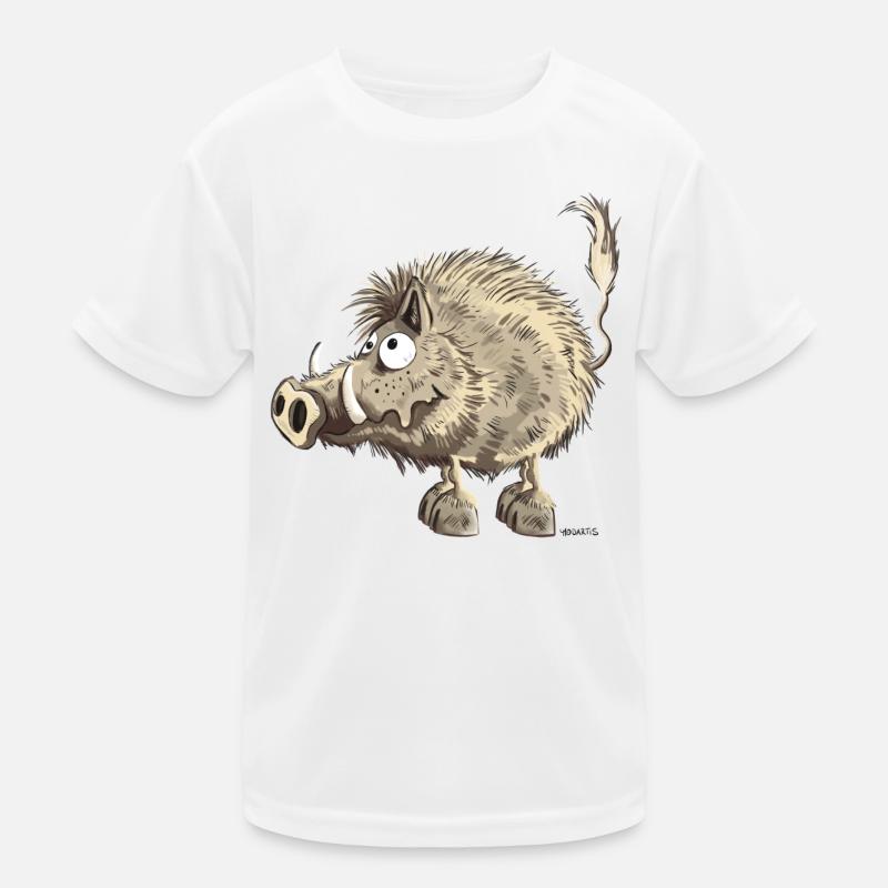 Drôle Sanglier T-shirt sport Enfant