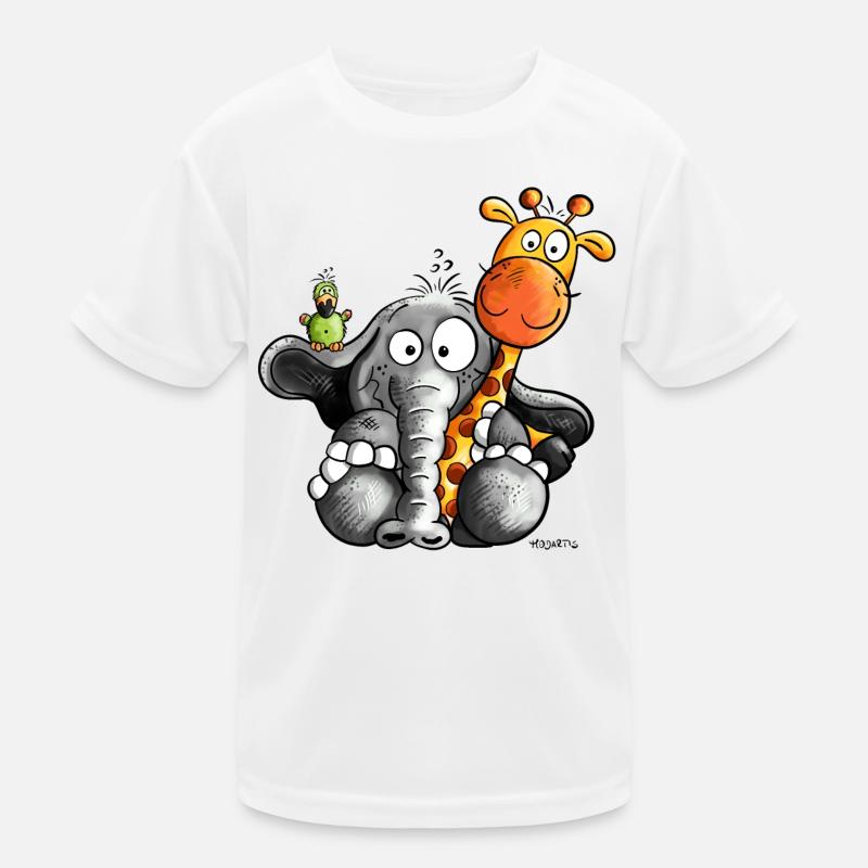 Éléphant et amis T-shirt sport Enfant