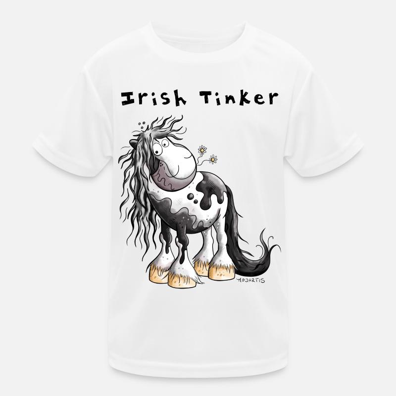 Süßer Irish Tinker Kinder Funktions-T-Shirt