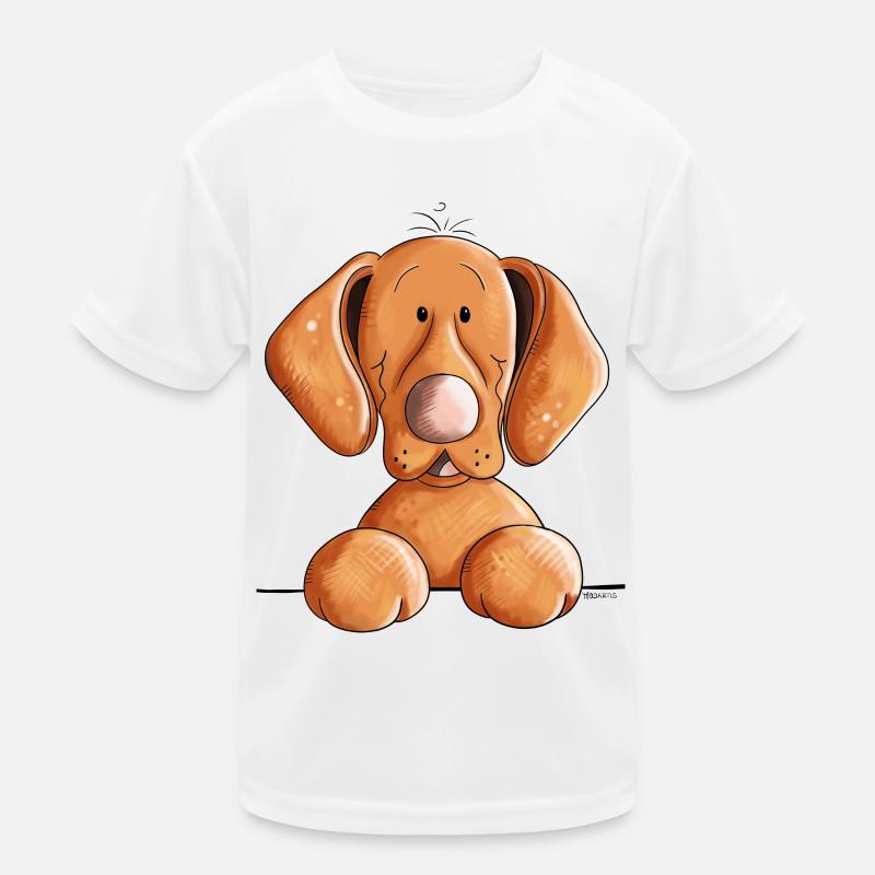 Abenteuerlustiger Vizsla Kinder Funktions-T-Shirt