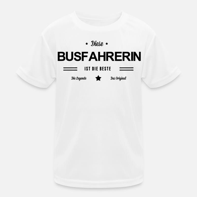 Beste Busfahrerin Kinder Funktions-T-Shirt