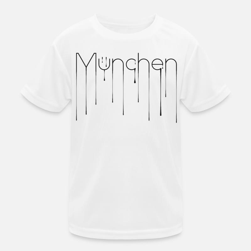 München Liquid - Design Kinder Funktions-T-Shirt