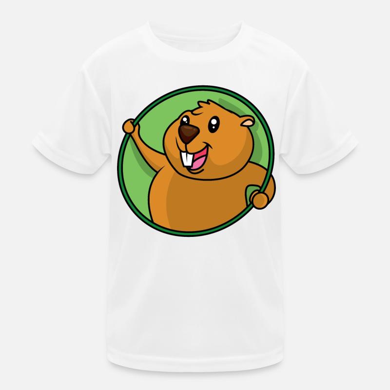 Drôle de castor T-shirt sport Enfant
