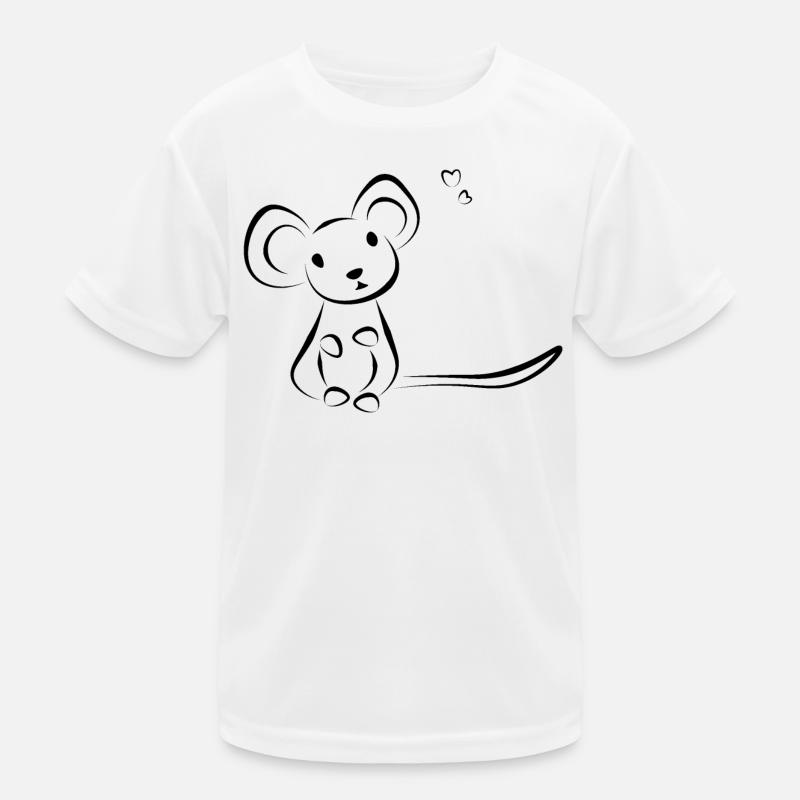 Animal de compagnie de souris - Doeslief T-shirt sport Enfant
