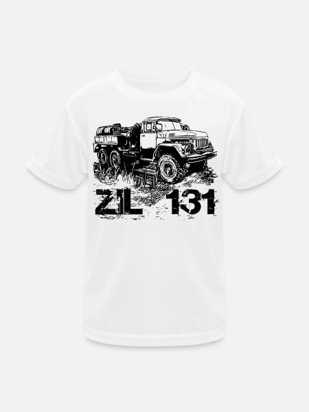 ZIL 131 - Kinder Funktions-T-Shirt - Weiß