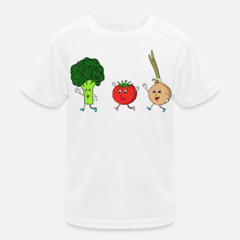 Vegetable Parade Kids Functional T-Shirt