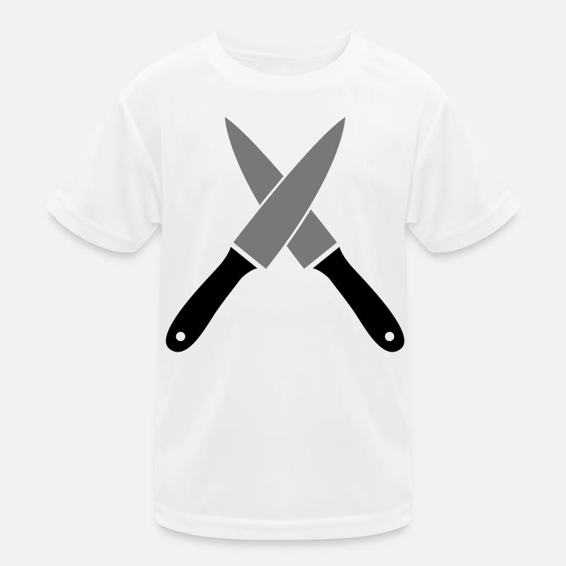 Messer Kinder Funktions-T-Shirt