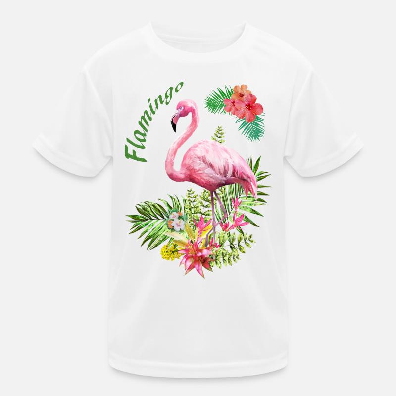 Flamingo Kinder Funktions-T-Shirt