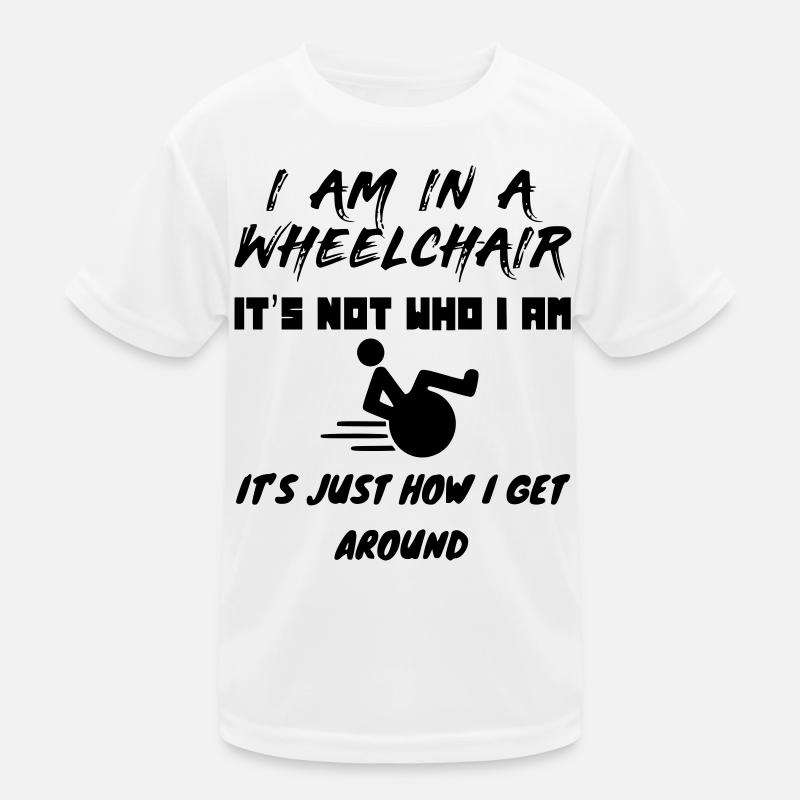 Durch meinen Rollstuhl habe ich Freiheit # Kinder Funktions-T-Shirt