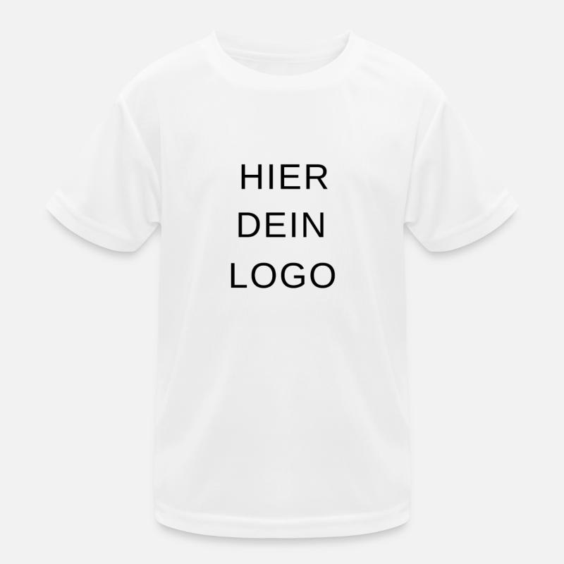 Hier dein logo Kinder Funktions-T-Shirt