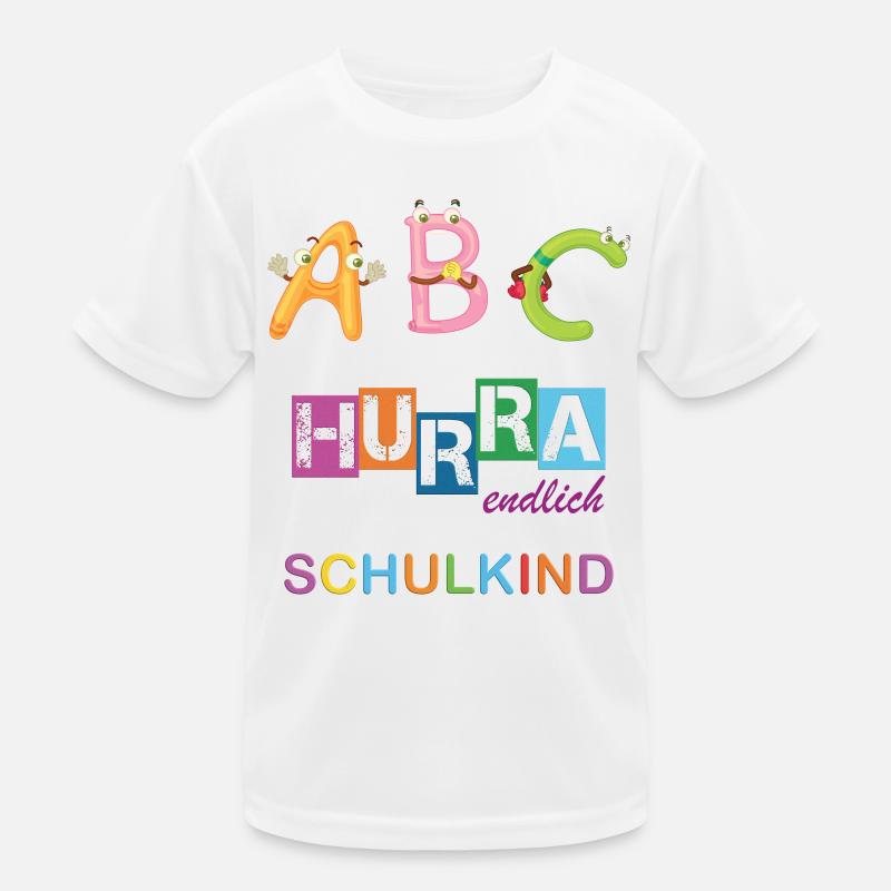2023 Hurra endlich Schulkind - Einschulung Schule Kinder Funktions-T-Shirt