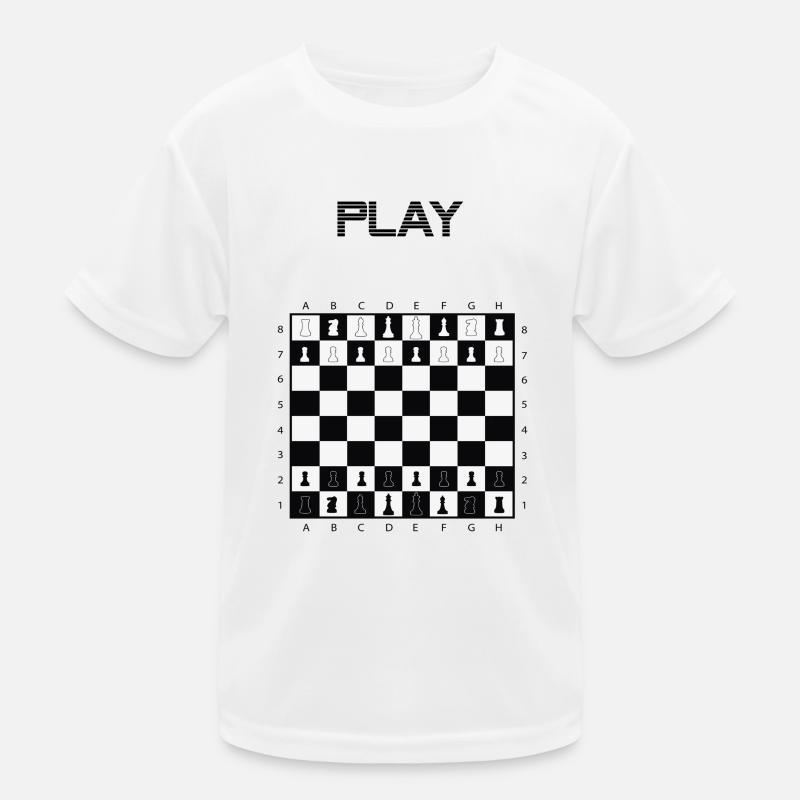 chess T-shirt sport Enfant