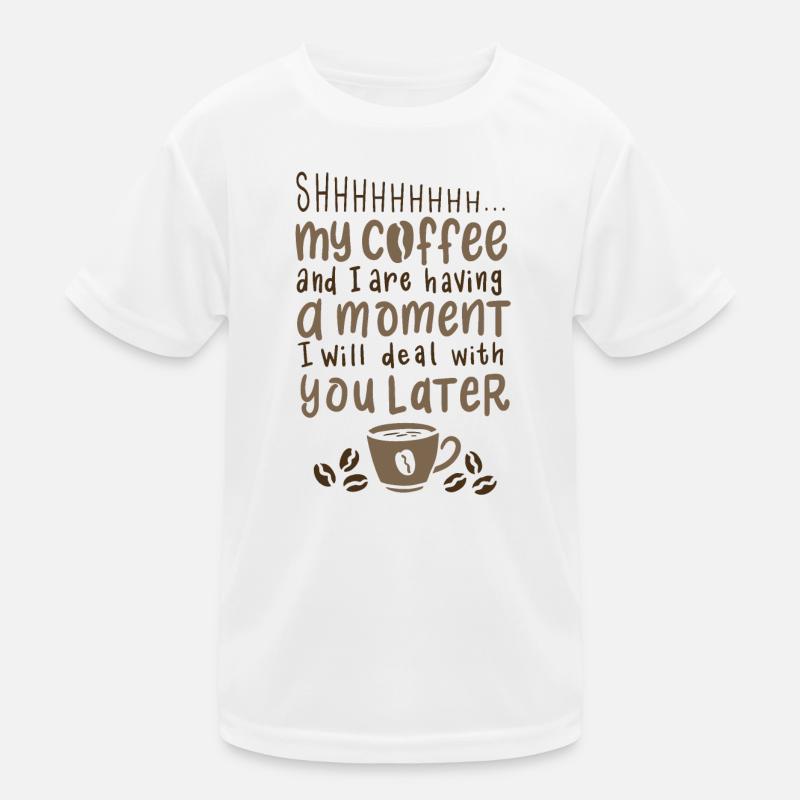 Café sort T-shirt sport Enfant