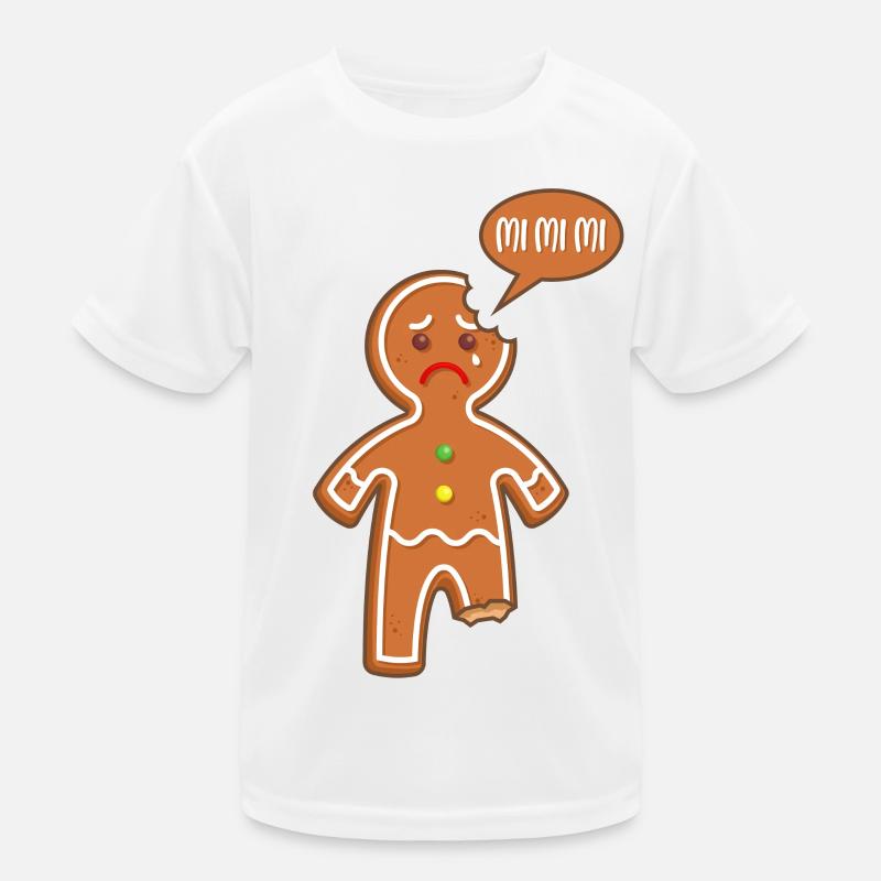 Lebkuchenmann Mimimi Mi Mi Mi Lustige Sprüche Kinder Funktions-T-Shirt