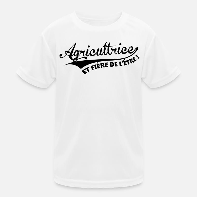Farmer and proud to be Kids Functional T-Shirt