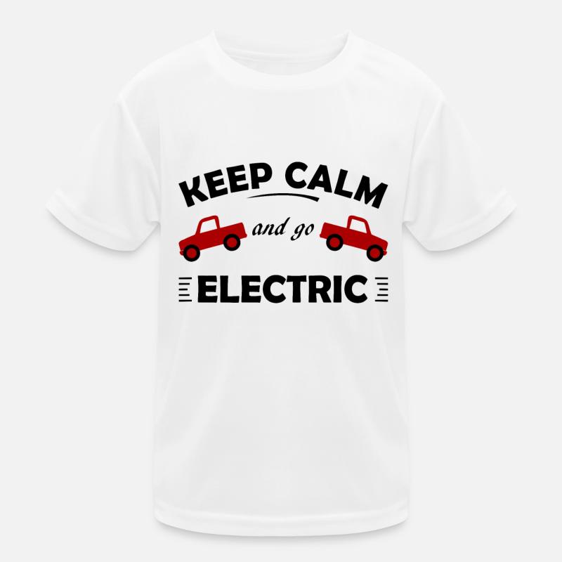 Elektrisch Kinder Funktions-T-Shirt
