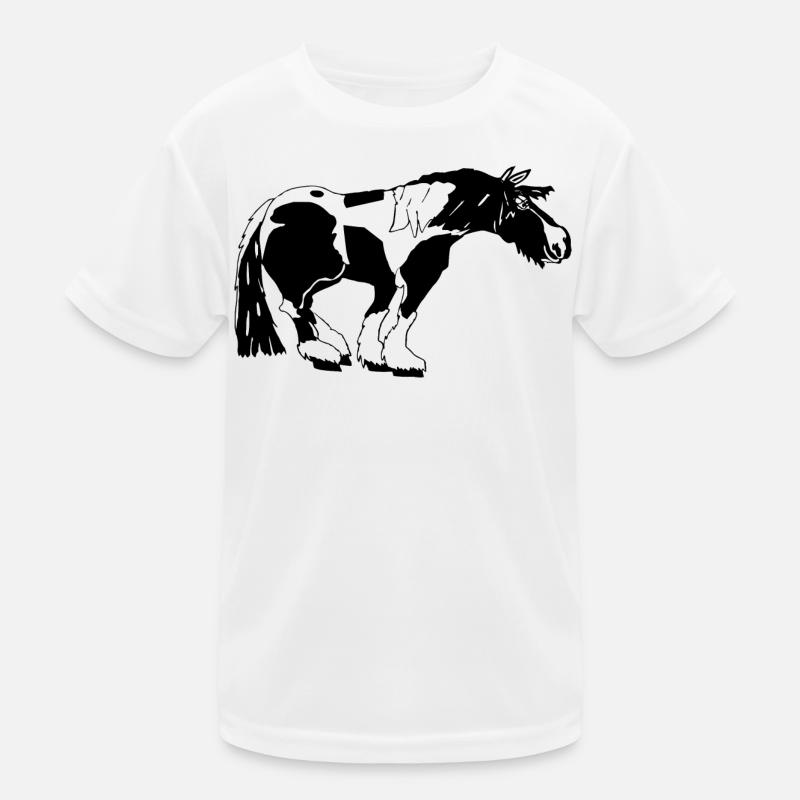 witziger Tinker , Tinker Schecke, Tinker reiten Kinder Funktions-T-Shirt