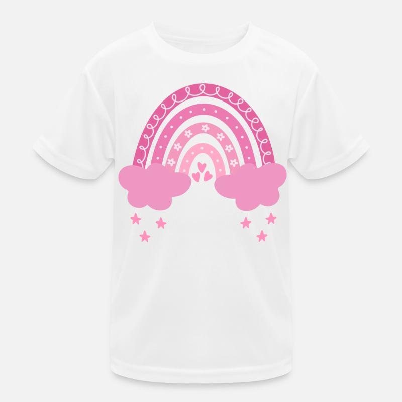 Boho Regenbogen Kinder Funktions-T-Shirt