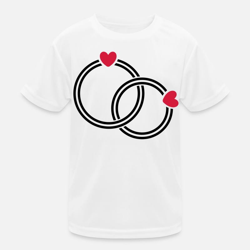Eheringe Kinder Funktions-T-Shirt