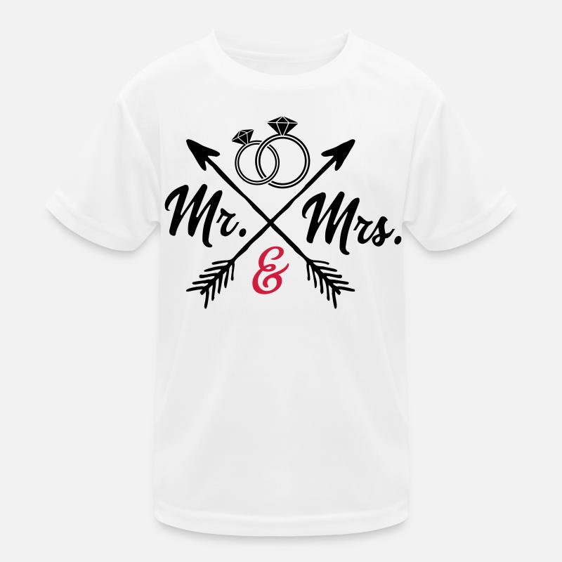 Mr. And Mrs. Kinder Funktions-T-Shirt
