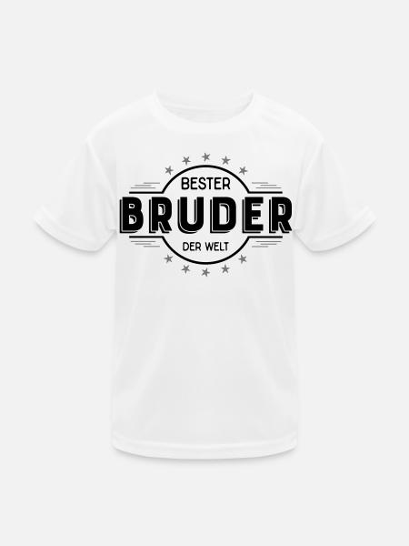 bruder - Kinder Funktions-T-Shirt - Weiß