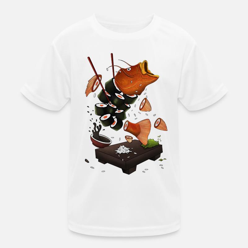 Fisch-Sushi Kinder Funktions-T-Shirt