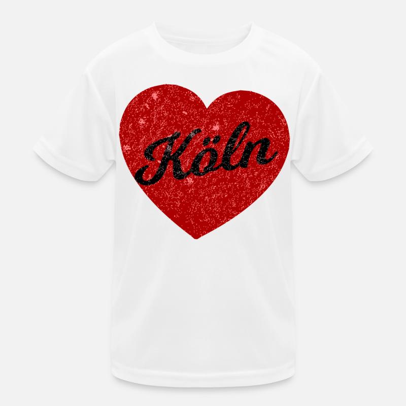 Kölsches Herz Kinder Funktions-T-Shirt