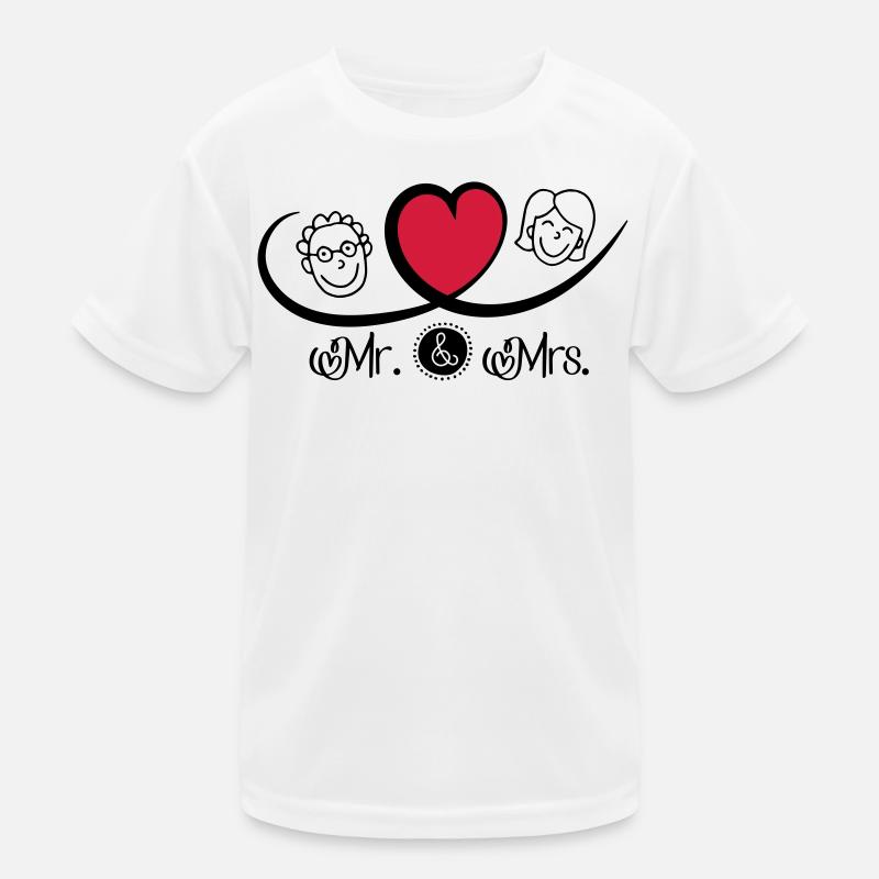 Mr and Mrs Kinder Funktions-T-Shirt