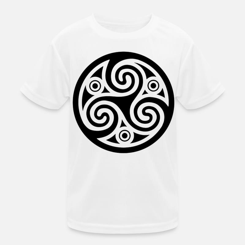 Kunst kelte schwarz Kinder Funktions-T-Shirt