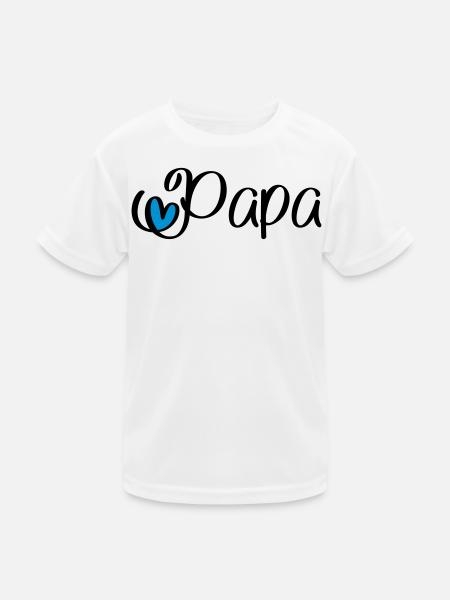 Dad - Kids Functional T-Shirt - white - Front
