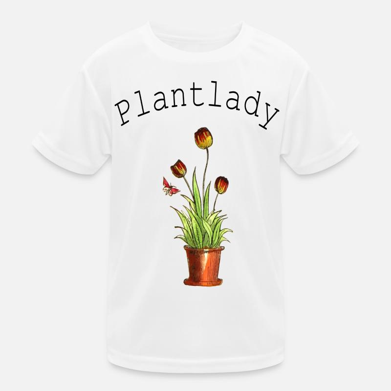 Blumen Lady Kinder Funktions-T-Shirt