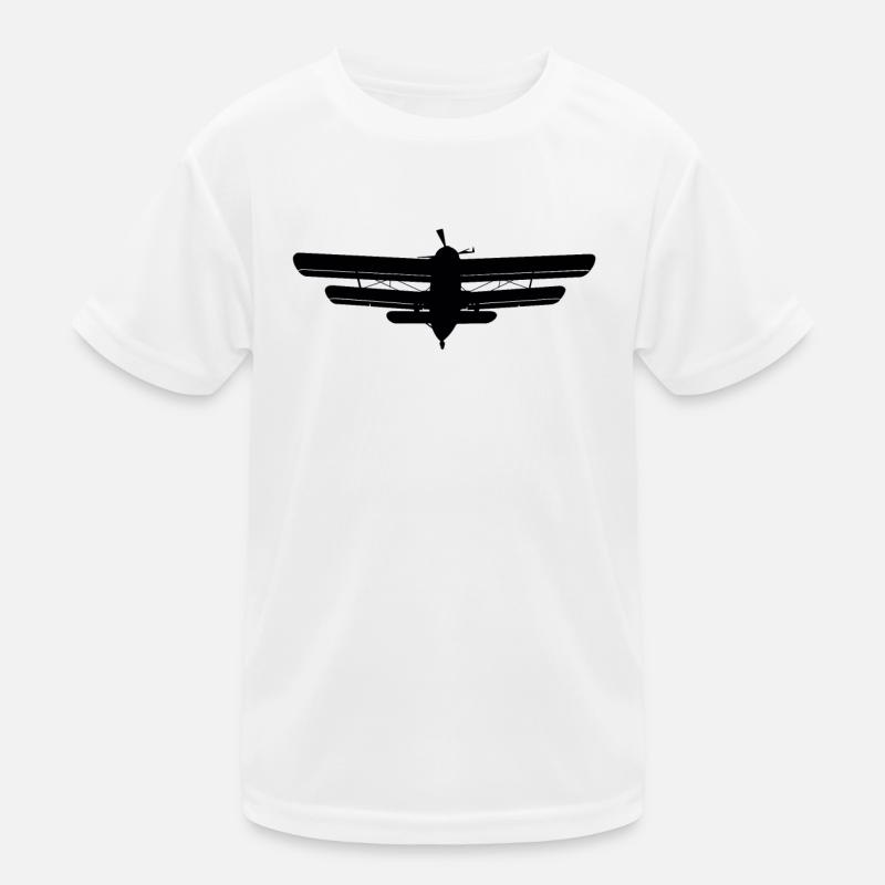 An-2 - Kinder Funktions-T-Shirt - Weiß