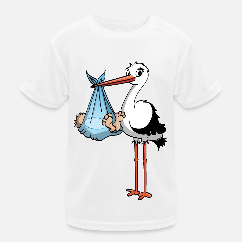 La cigogne et le petit garçon T-shirt sport Enfant