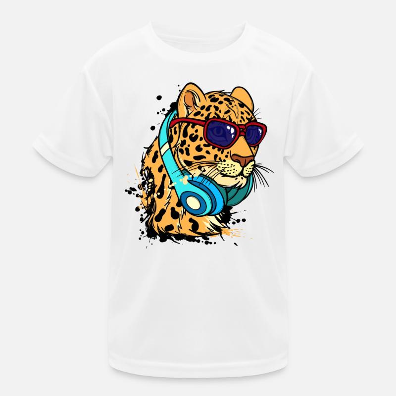 Cool Tier Headset Kinder Funktions-T-Shirt