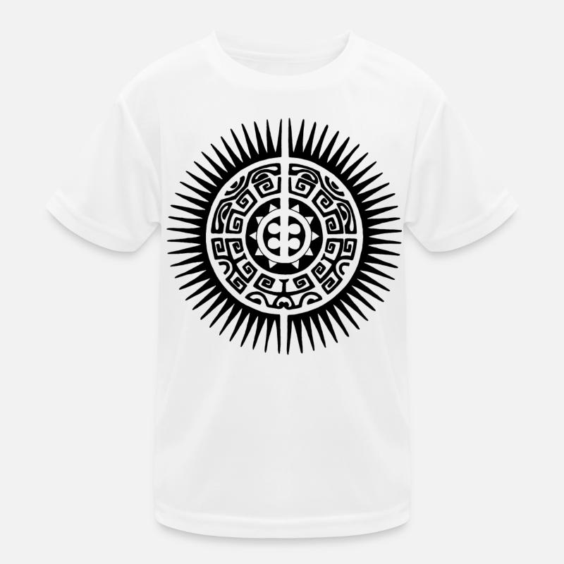 Soleil de Polynésie noir T-shirt sport Enfant