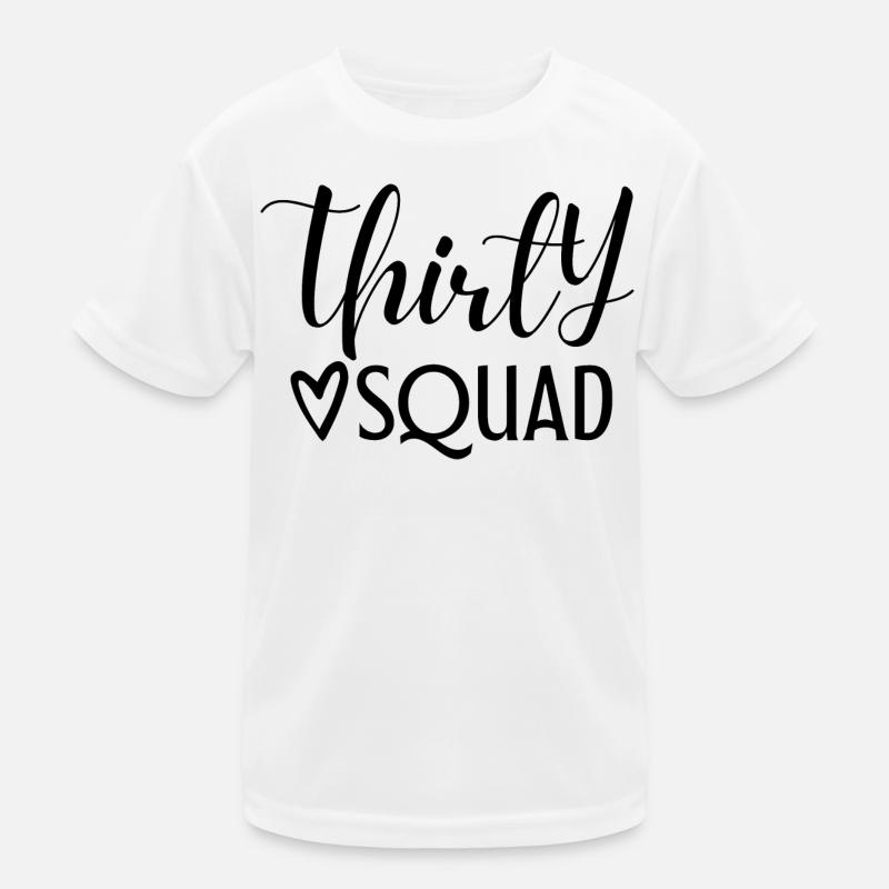30th birthday squad Kids Functional T-Shirt
