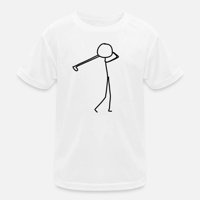 golfen golf Kinder Funktions-T-Shirt