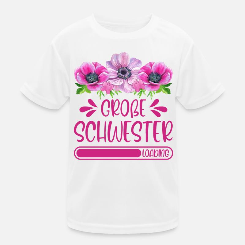 Große Schwester Loading Kinder Funktions-T-Shirt