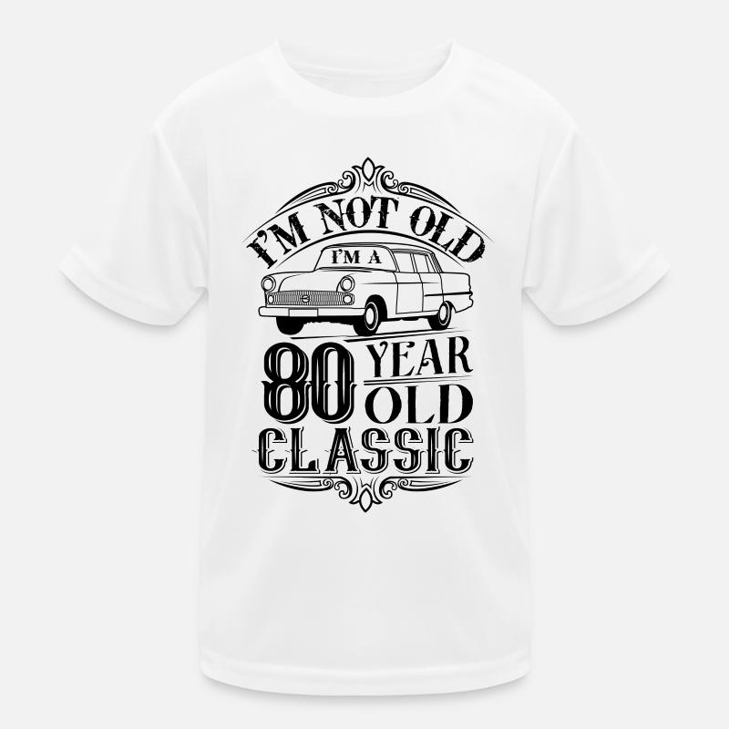 80e anniversaire classique T-shirt sport Enfant