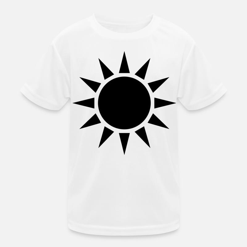 Sun Symbol Kids Functional T-Shirt