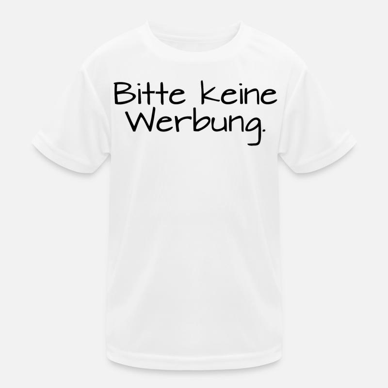 Bitte keine Werbung Kinder Funktions-T-Shirt
