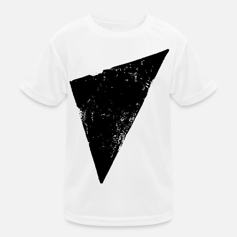 Triangle | Polygone | Triangle - T-shirt sport Enfant - blanc