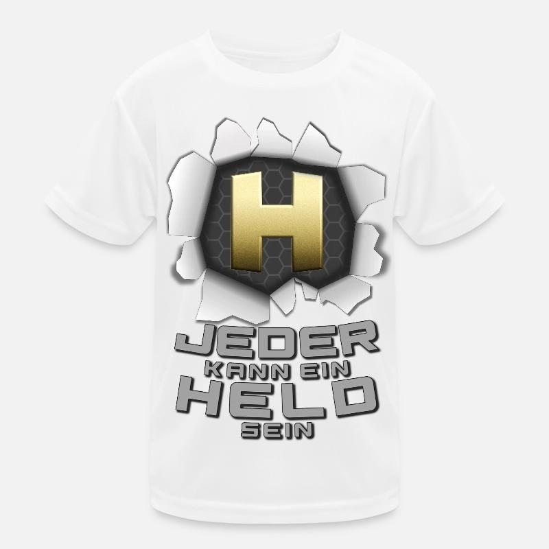 Jeder kann ein Held sein Kinder Funktions-T-Shirt